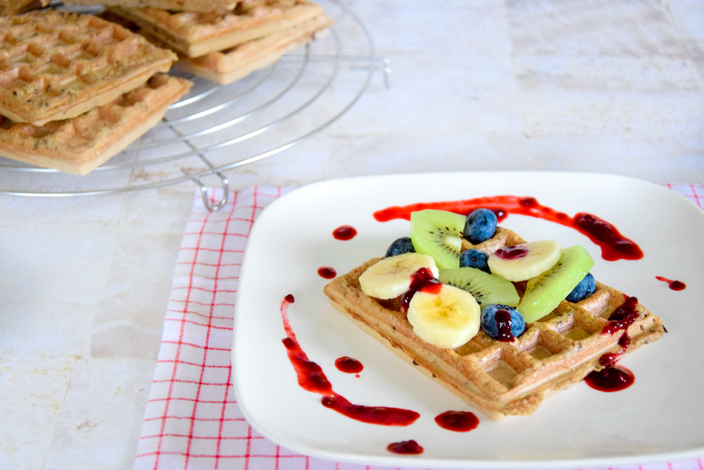 XAVIES' sugar-free granola waffles - XAVIES’