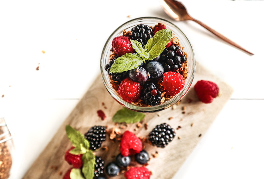 Vanilla Chia Pudding with XAVIES’ Strawberry Quinoa Granola